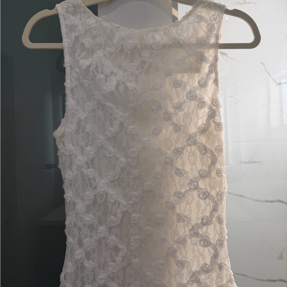 Peppermayo White Lace Mini Dress - Picture 2 of 5